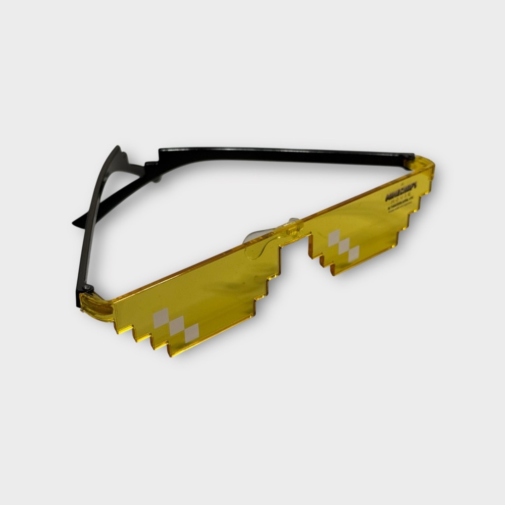 Minecraft Official Merch Yellow Sunglasses